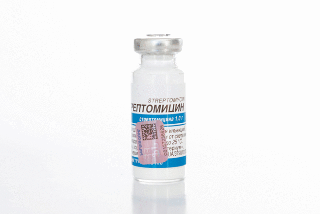 Препарат стрептомицин в баночке